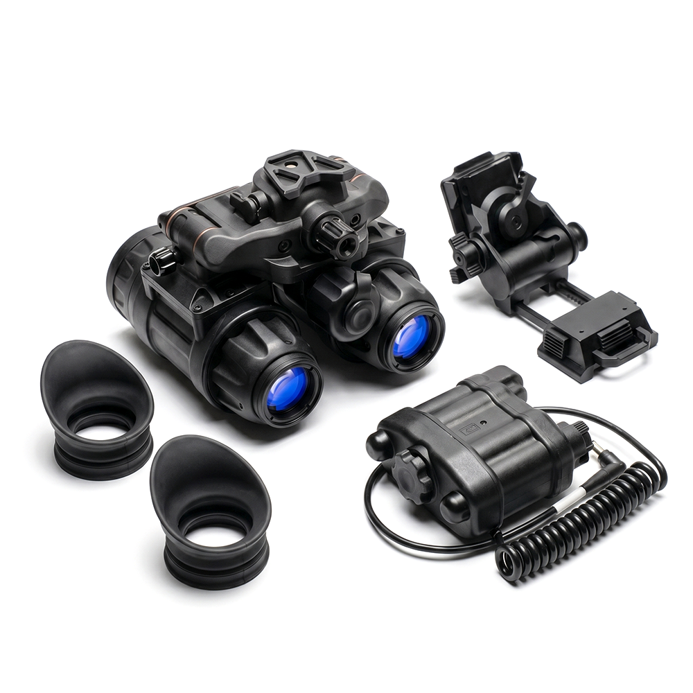 PVS-31 PRO Gen 2+ Autogated/Manual Gain Dual Night Vision Binocular w/ G24 Mount & Battery Pack, 1800-1950