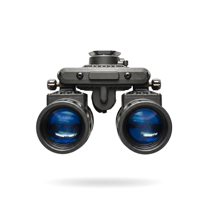Rear view of PVS-31 PRO showing both objective lenses