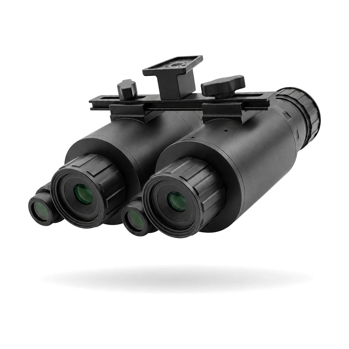 2X VIPER bridge, two VIPER night vision monoculars on one bridge, on white