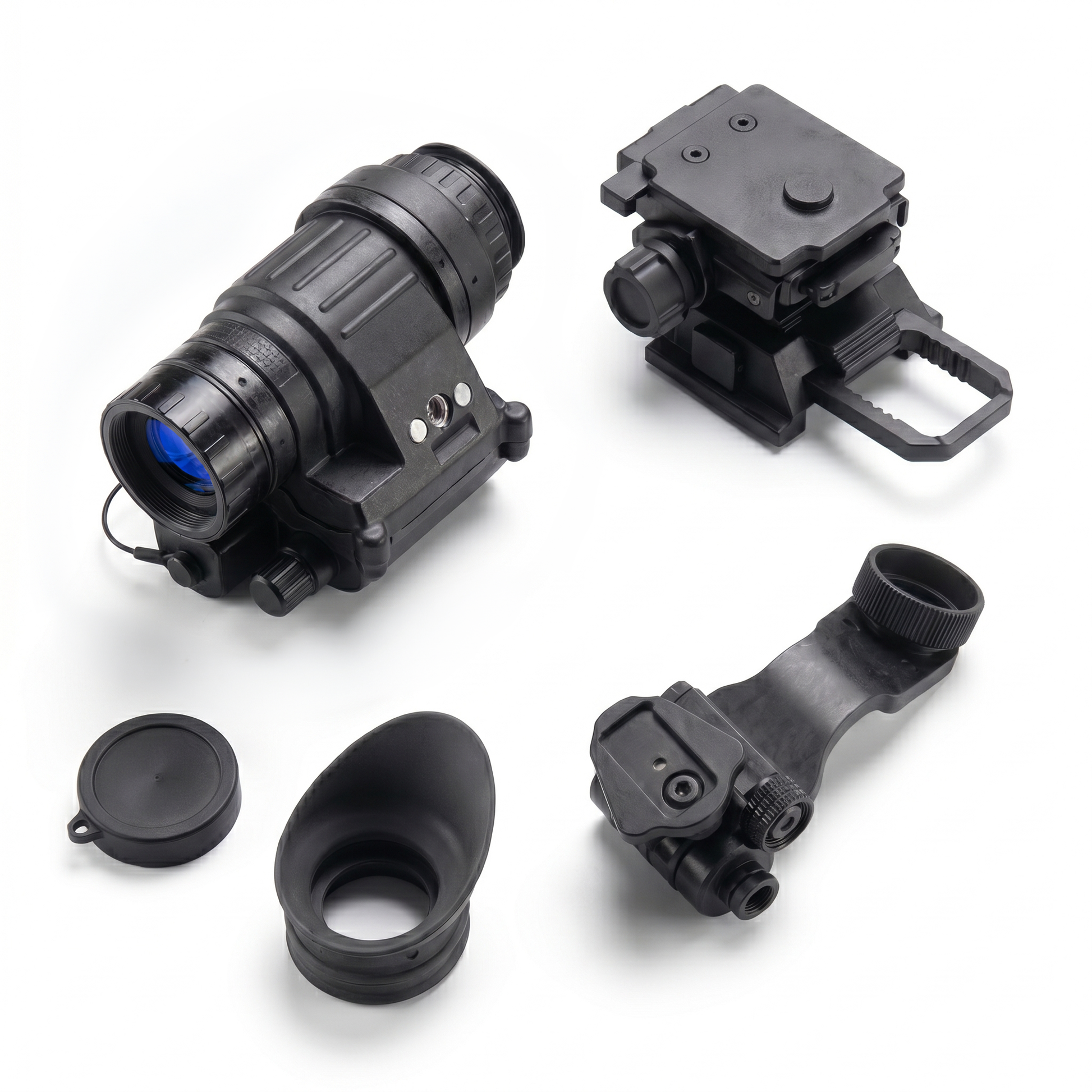 PVS-14 Gen 2+ Autogated/Manual Gain Night Vision Monocular w/ G24 Mount & J-Arm, PRO / 1800-2000 / PVS-14 KIT