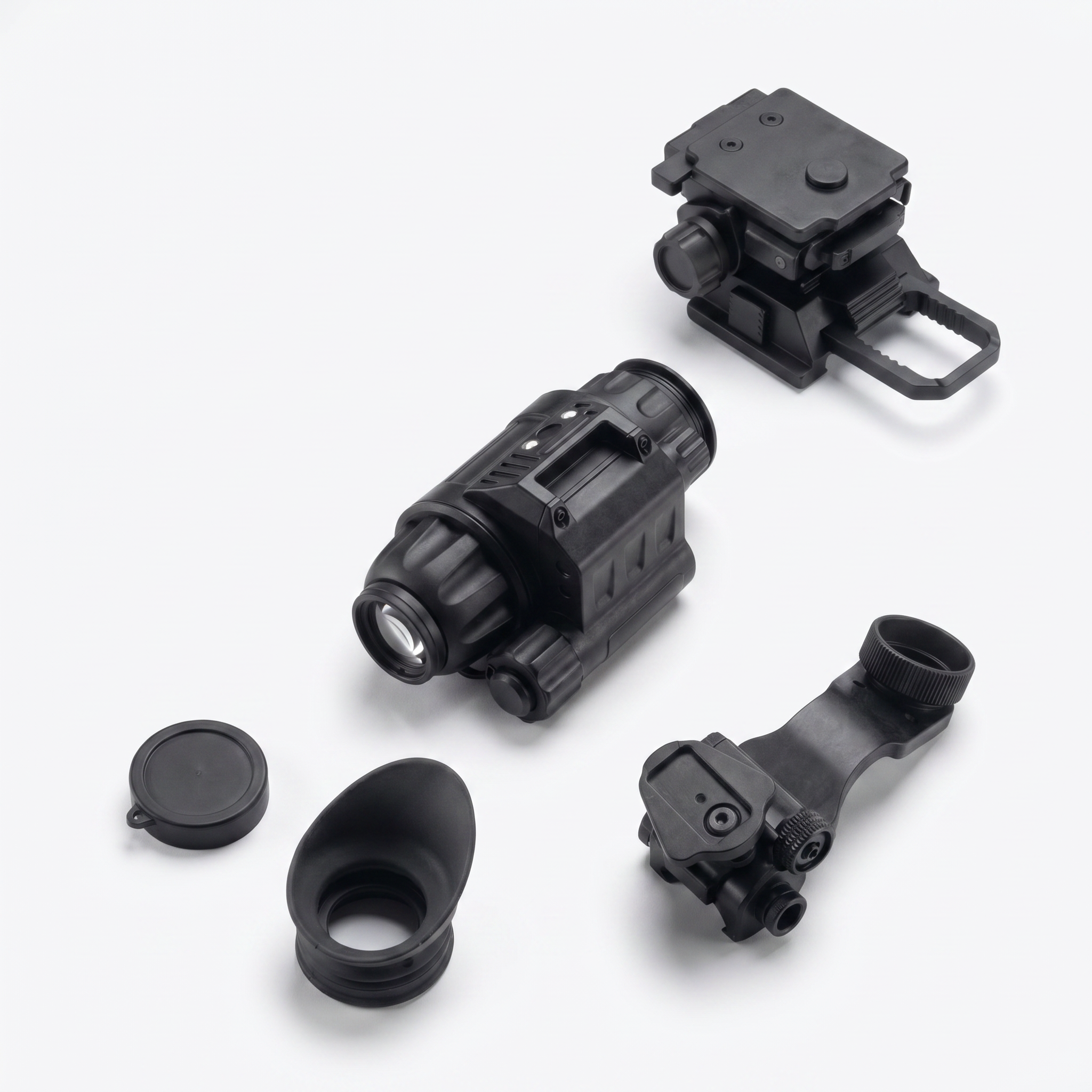 PVS-14 Gen 2+ Autogated/Manual Gain Night Vision Monocular w/ G24 Mount & J-Arm, PRO / 1800-2000 / PVS-14 KIT