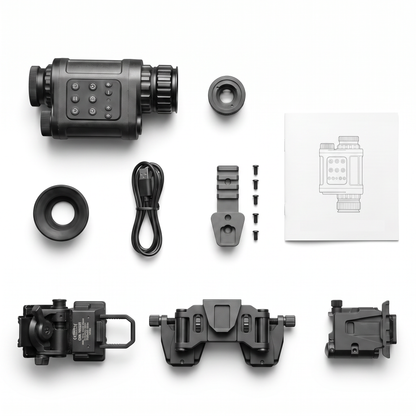 [NEW] PREDATOR Multi-Role Thermal Imaging Monocular | Clip-On Ready, Helmet Mountable w/ Swappable Lenses & Rail Adapter Kit