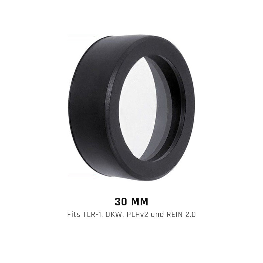 Clear objective lens cover, 30 mm