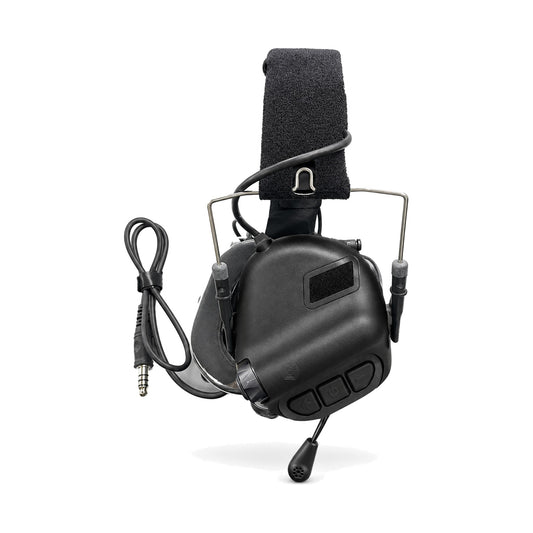 Earmor M32 hearing protection headset in Black on white