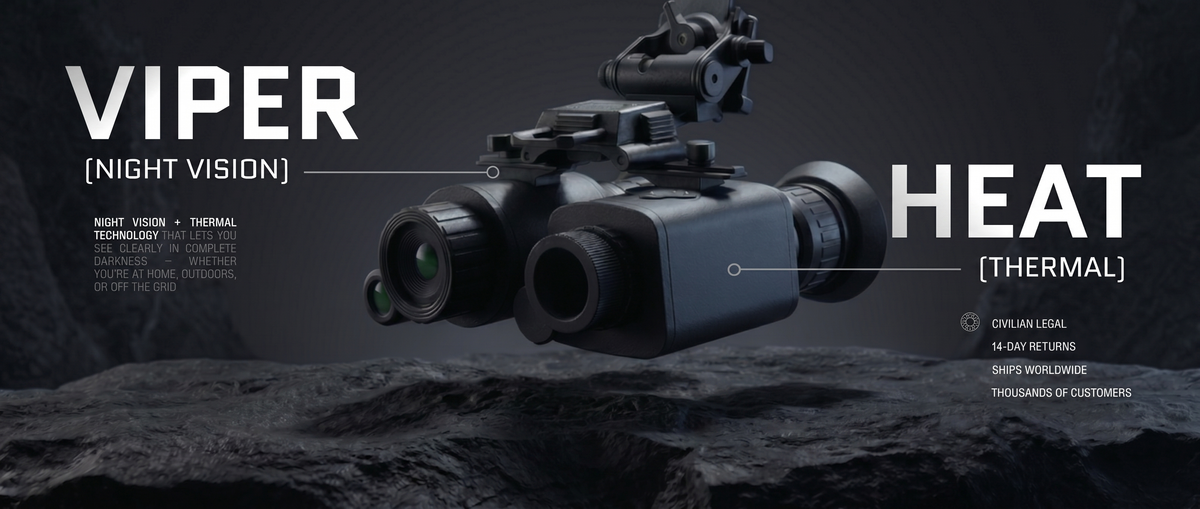 HEAT and VIPER digital night vision and thermal, 14-day returns