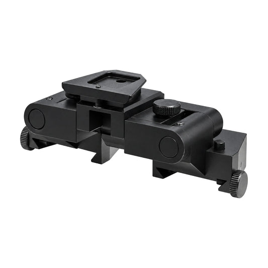 PREDATOR dual dovetail bridge, side three quarter view, on white
