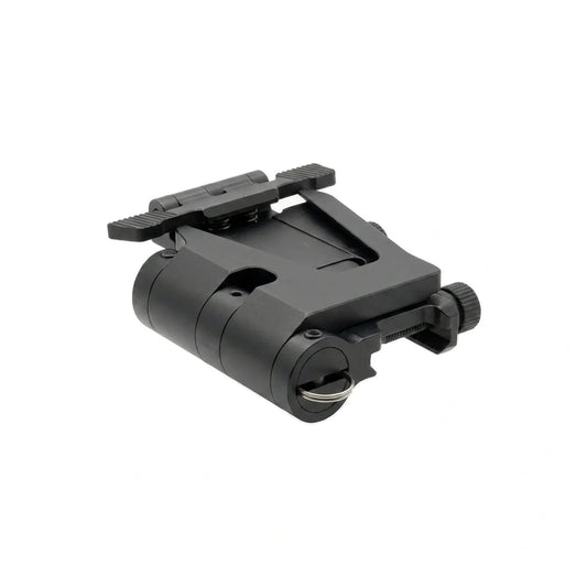 PREDATOR 90 degree flip-to-side QD mount, rear right view