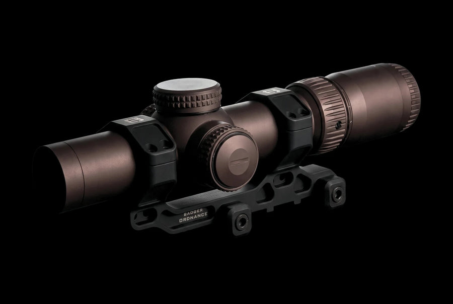 Night Operators RZ 1-10 in the black Badger C1 mount, low key light on black
